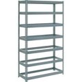Global Equipment Extra Heavy Duty Shelving 48"W x 18"D x 96"H With 7 Shelves, No Deck, Gray 717285